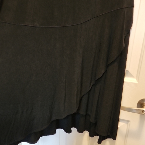 Chico's Black Asymmetrical Skirt - Picture 3 of 7